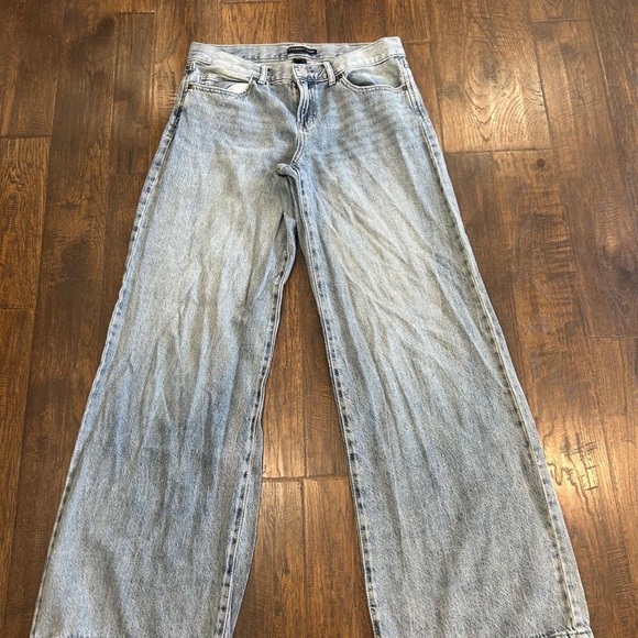 Sincerely Jules Light Blue Straight Leg Jeans - Picture 1 of 3